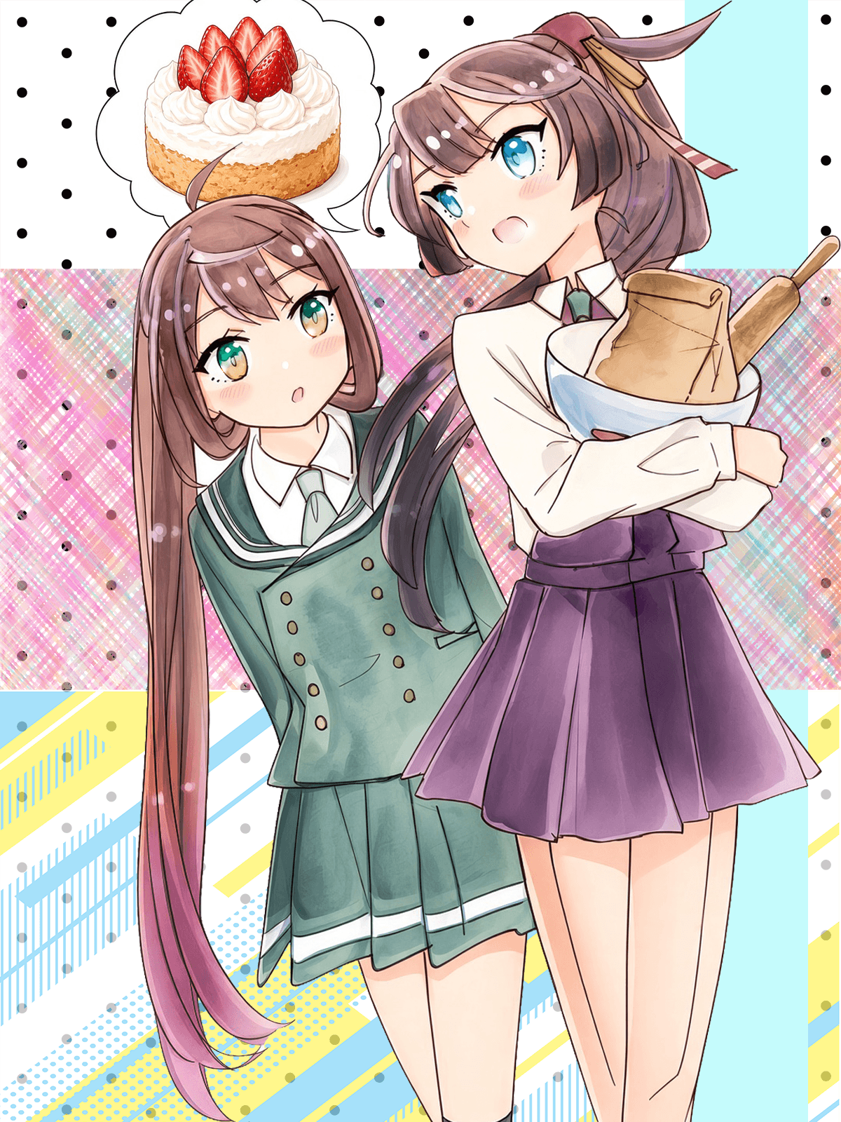 朝雲ちゃん進水記念合同誌のサブビジュアル